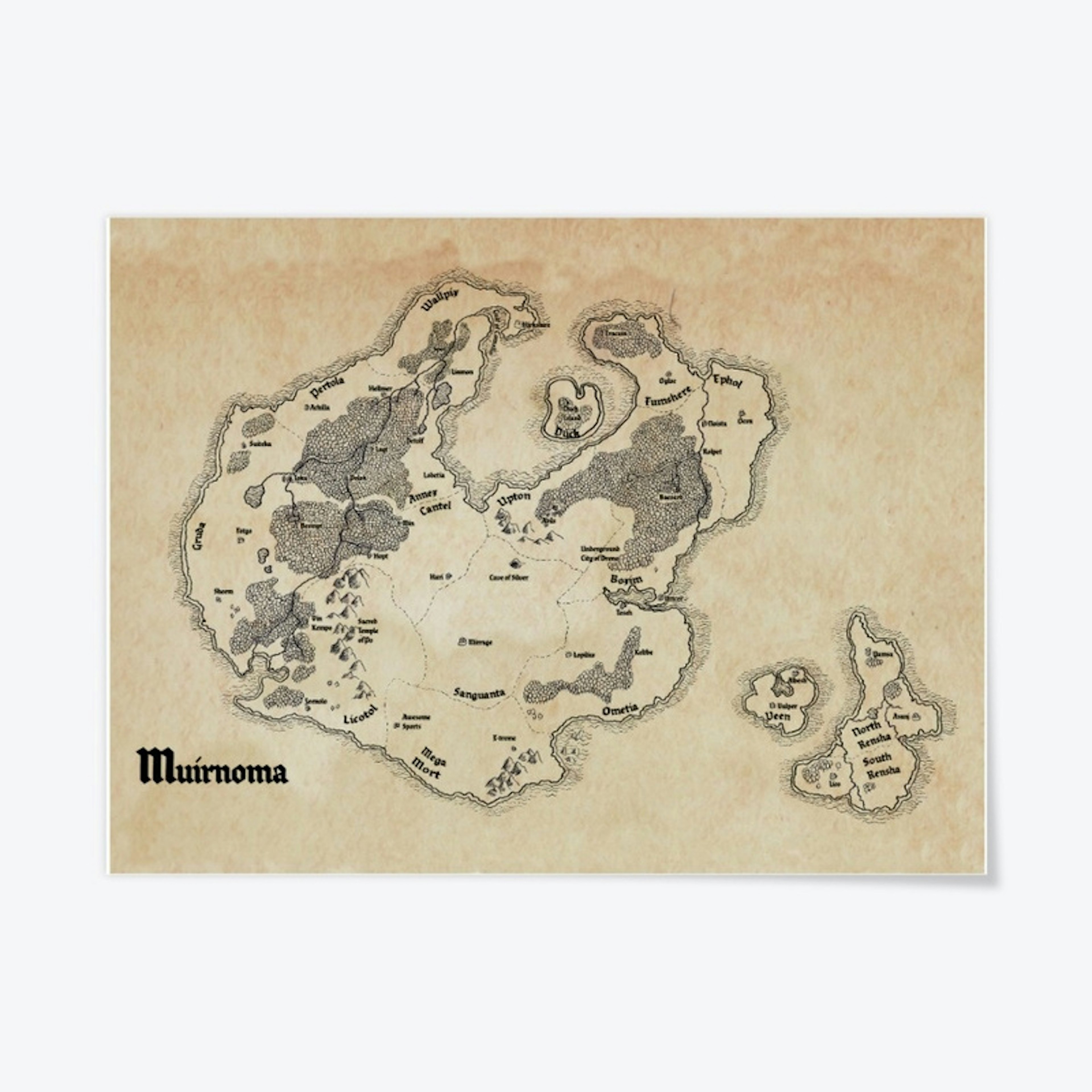 Muirnoma Map - Corvidae